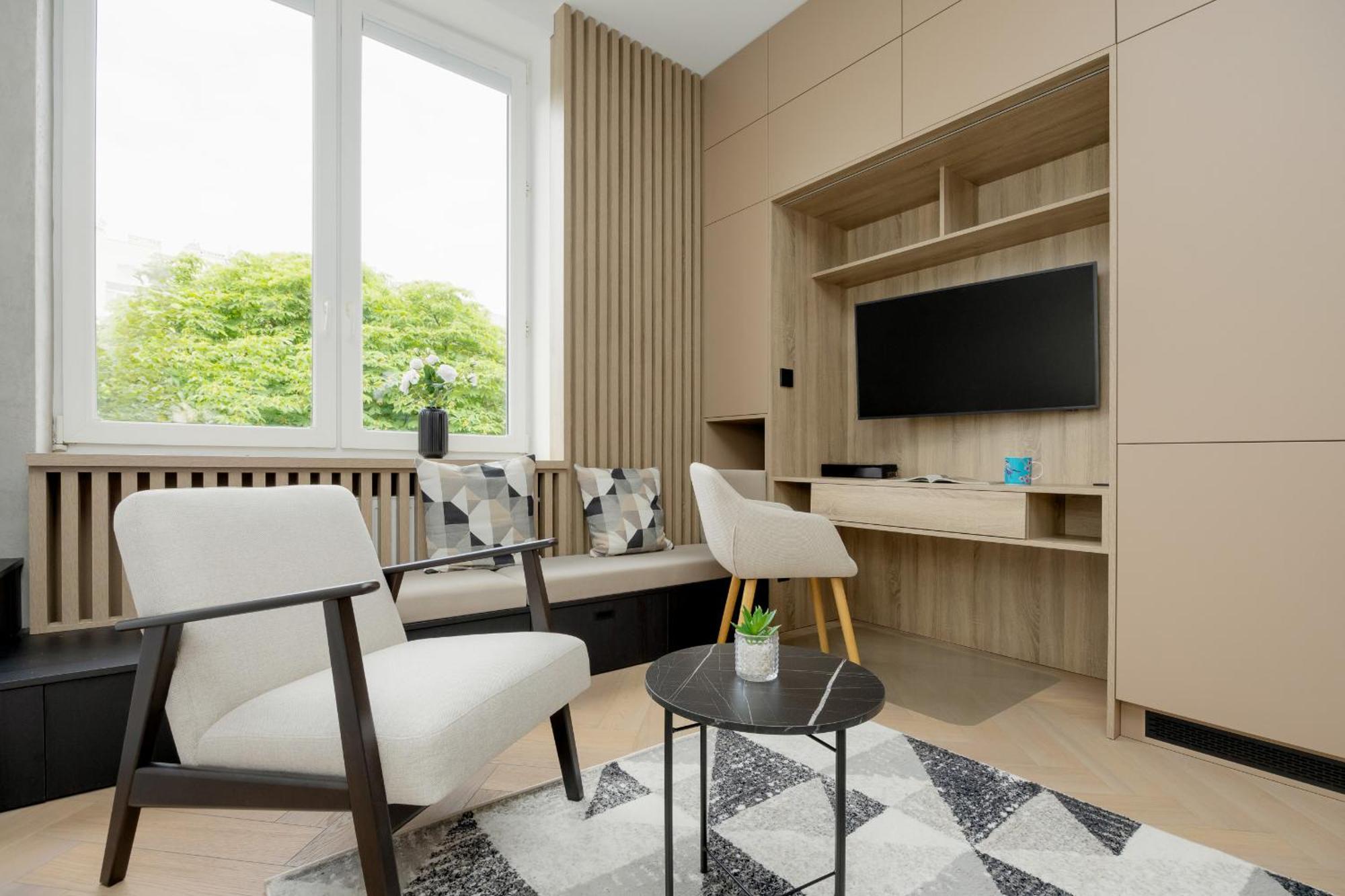 Przytulne Studio W Zielonej Okolicy Srodmiescia By Noclegi Renters Варшава Екстериор снимка